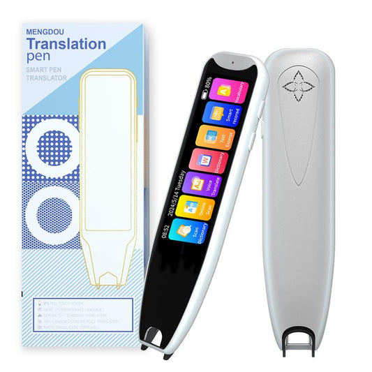 Smart Translation Pen with 60+ Languages Online Scan & Voice Translation for Reading Support & Language Learners Multilingual Device with 3.69-Inch Large Screen & High Fidelity Speakers